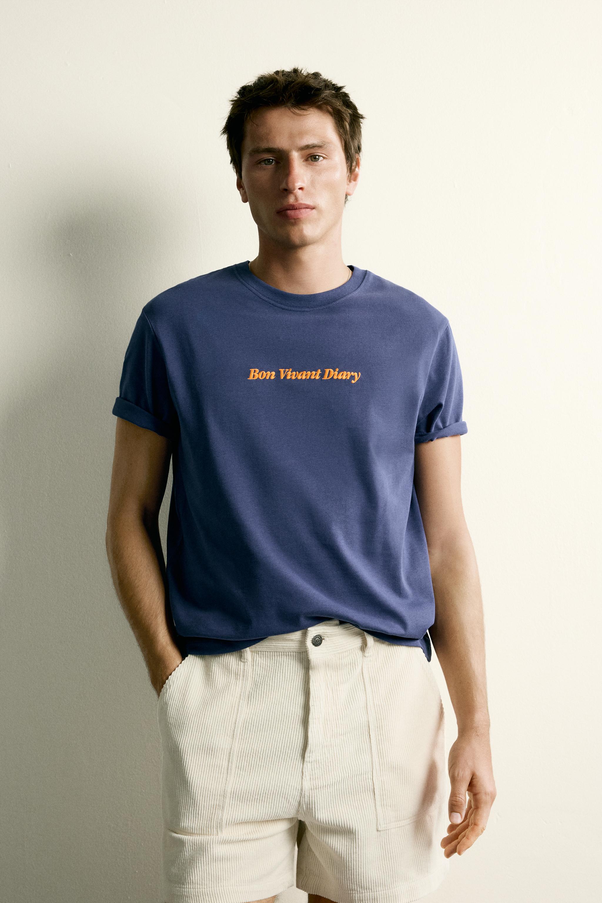 RELAXED FIT EMBROIDERED T-SHIRT